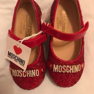 Baby girls moschino shoes